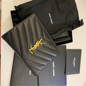 YSL CASSANDRE MATELASSE WALLET